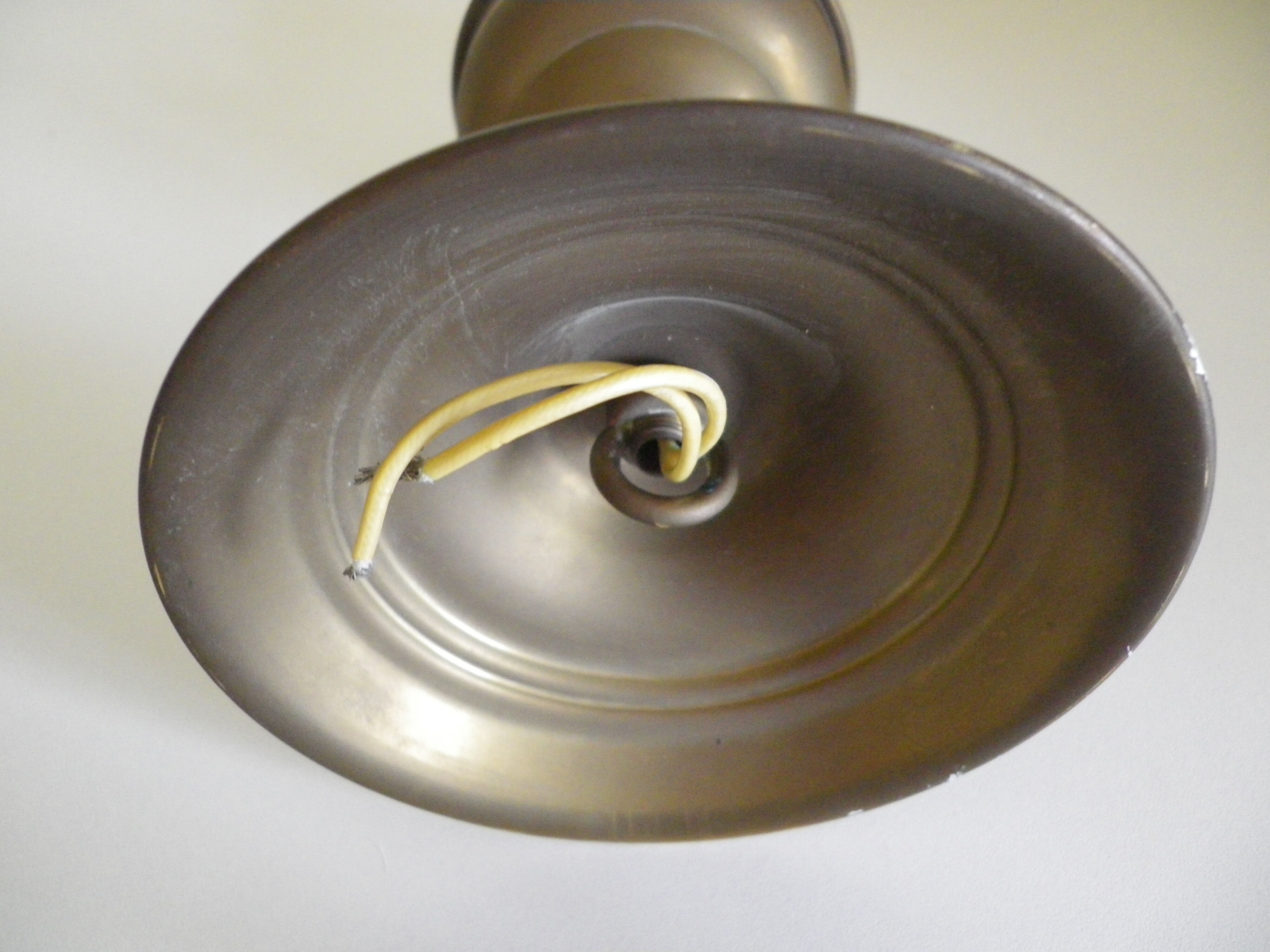 Suspension brass and opaline Netherlands 1960s-1970s