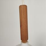 Scandinavian hanging teak and opaline Sweden 1960s
