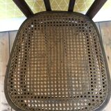 Fluted bistro chair in early 1900