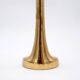 Asymmetrical brutalist flower vase in bronze by Heinz Goll, 1960s.