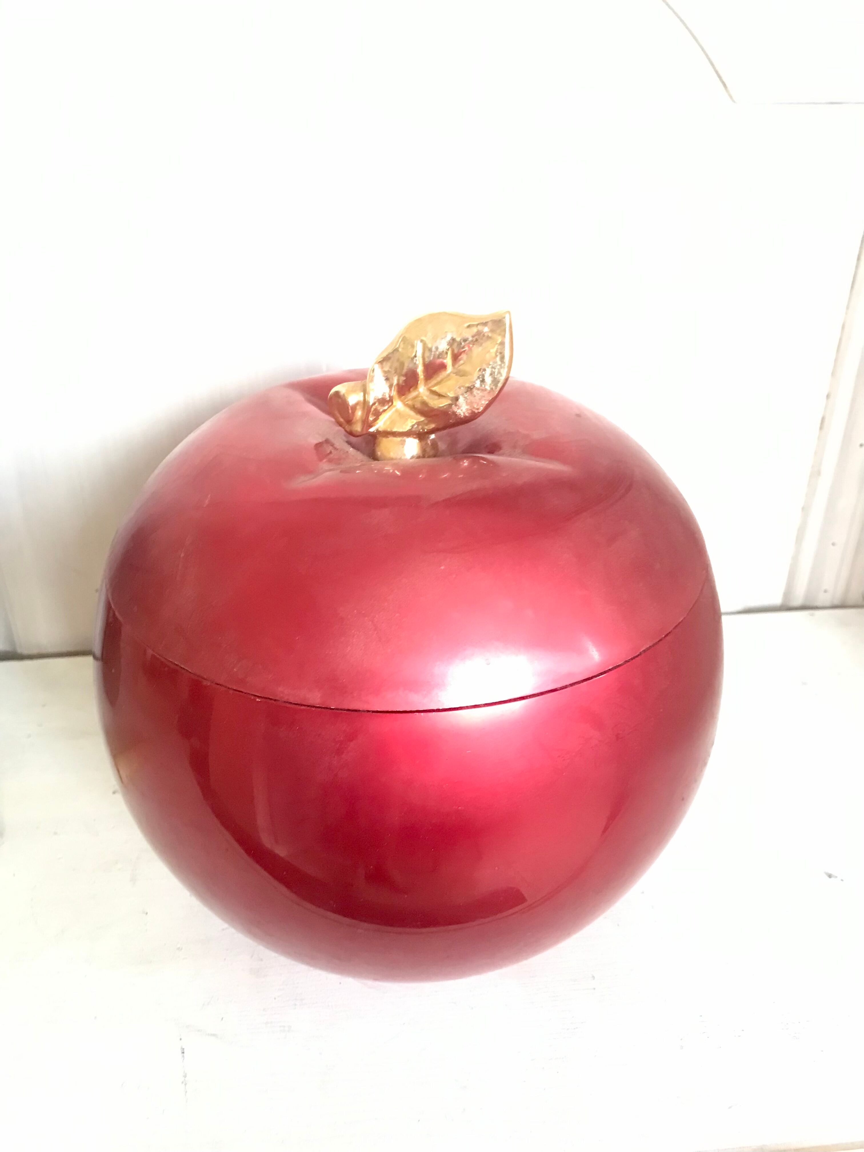 Vintage apple ice bucket