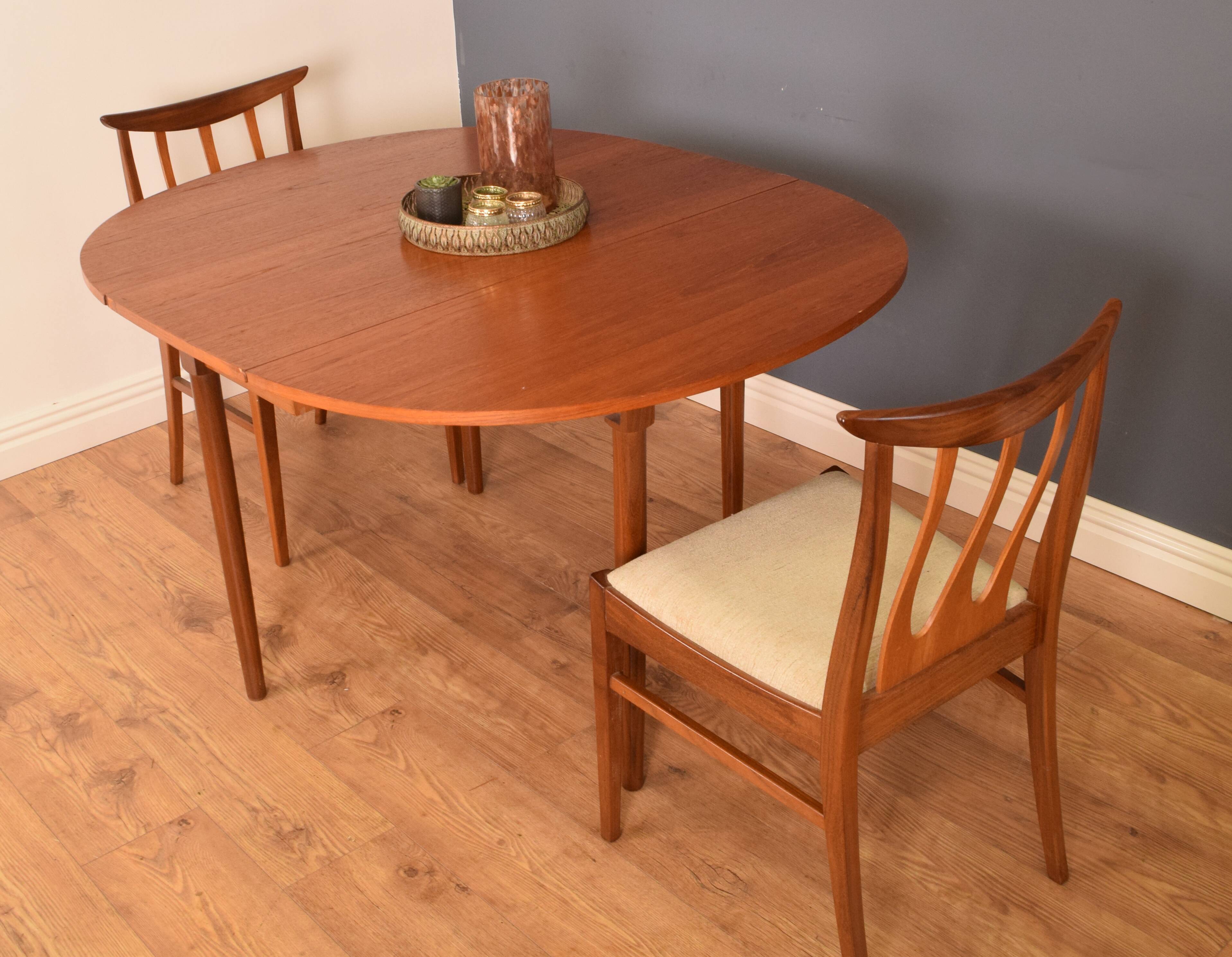 Retro Teak 1960s G Plan Drop Leaf Gate Leg Dining Table