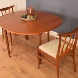 Retro Teak 1960s G Plan Drop Leaf Gate Leg Dining Table