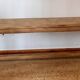 Old farmhouse bench in raw solid oak - 2.2m