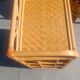 Pair of 1970s rattan bedside tables