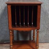 Vintage furniture: 20th-century solid cherry wood music cabinet