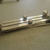 Silver metal underside