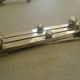 Silver metal underside