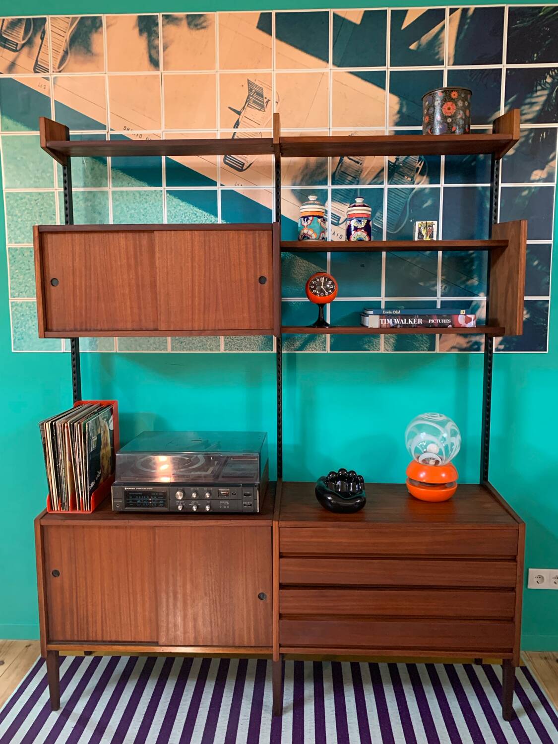 Bibliothèque vintage scandinave Olaio