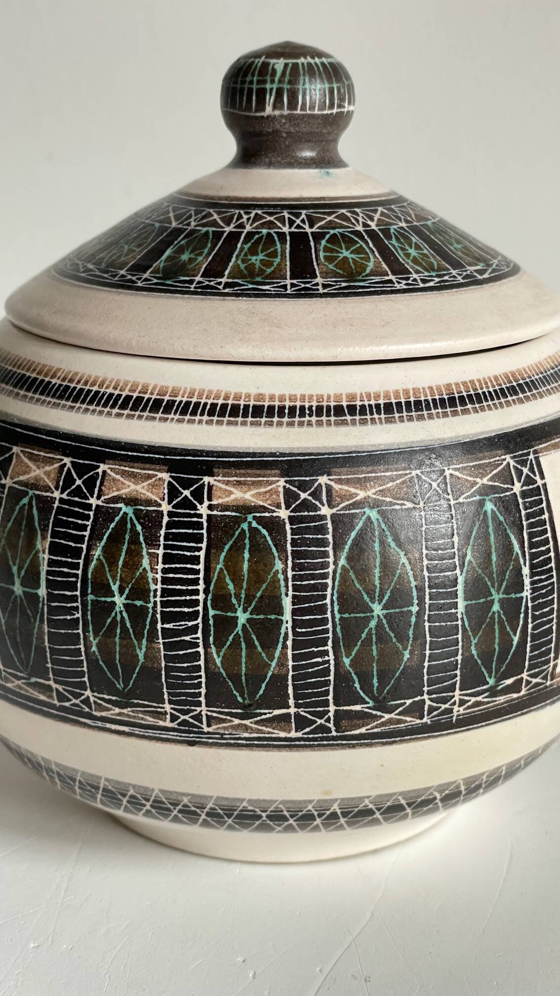 Ceramic Tobacco Pot Marcel GUILLOT