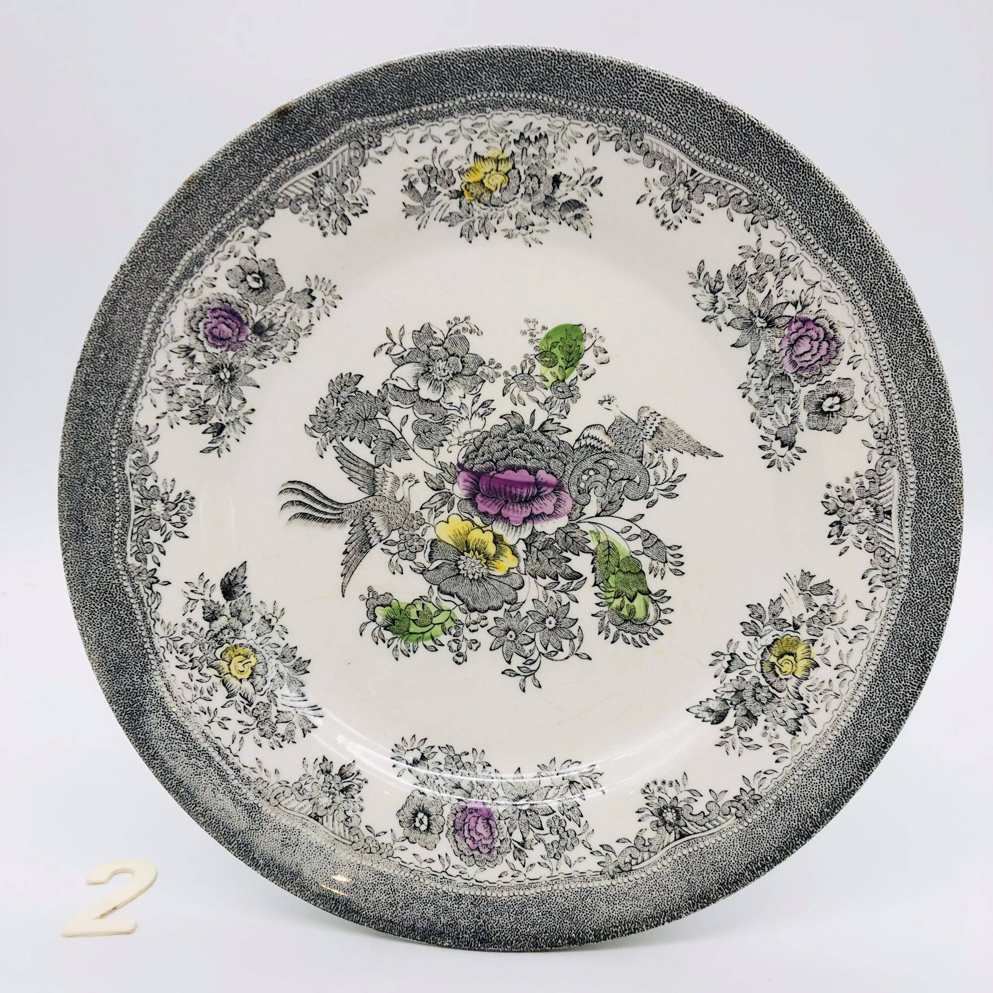 6 flat plates. Egersund. Norway.