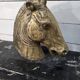 Tête de cheval en bronze milieu XXème