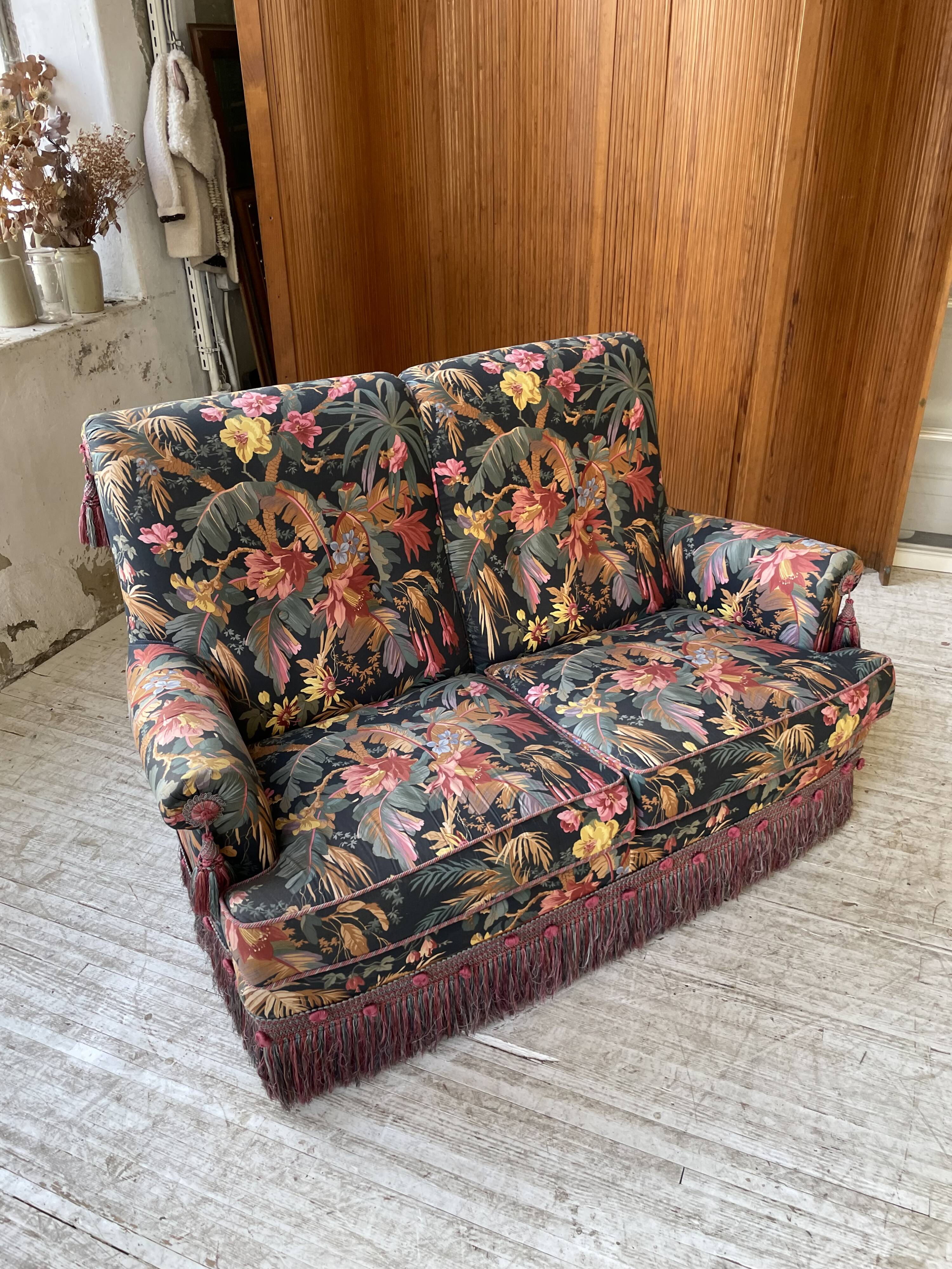 Jean Roche floral sofa