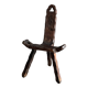 Brutalist tripod chair