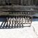Old 9-bar fire grate in wrought iron