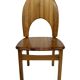 Vintage set of four pinewood chairs Rainer Daumiller minimalist design