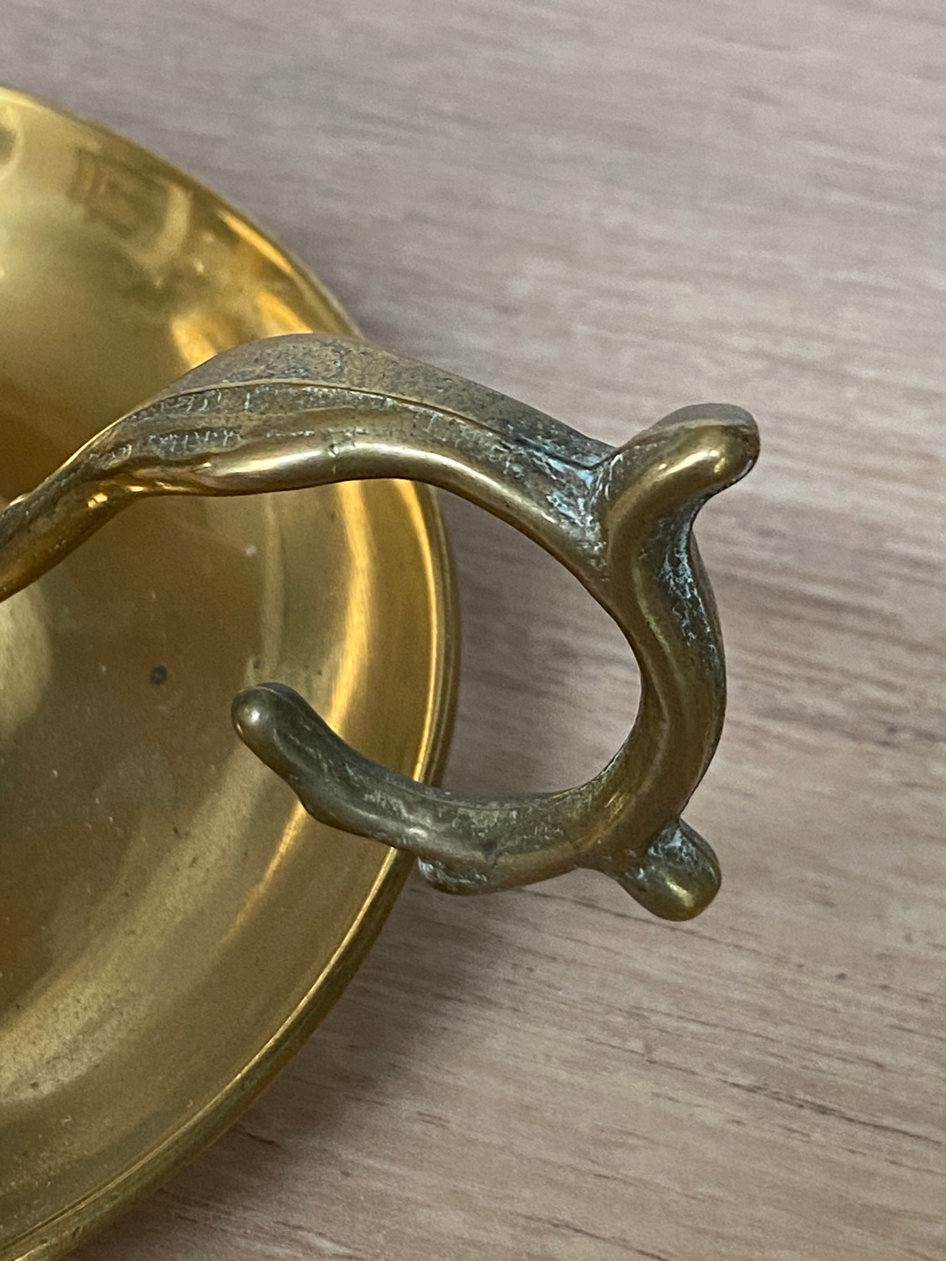 Brass candle holder