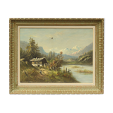 Oil on canvas Landscape