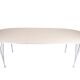Superellipse Dining Table Model B616 With Grey Laminate By Piet Hein