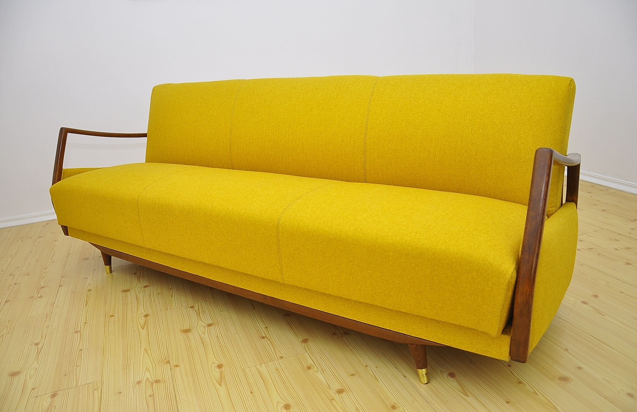 Daybed Sofa with fold-out function, 1950s