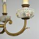 Capodimonte Art Nouveau Vintage Chandelier, 1930s