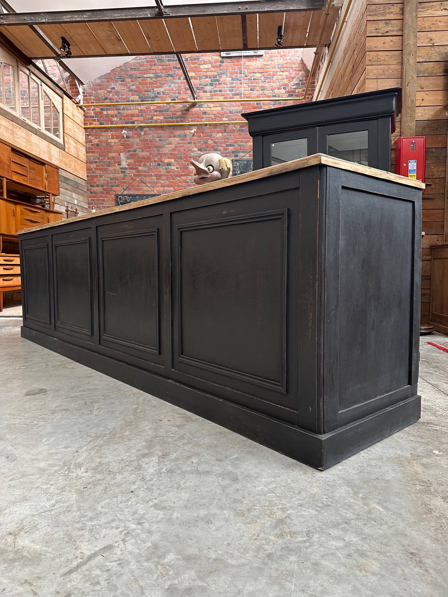 Large Mid-20th Century Store Counter