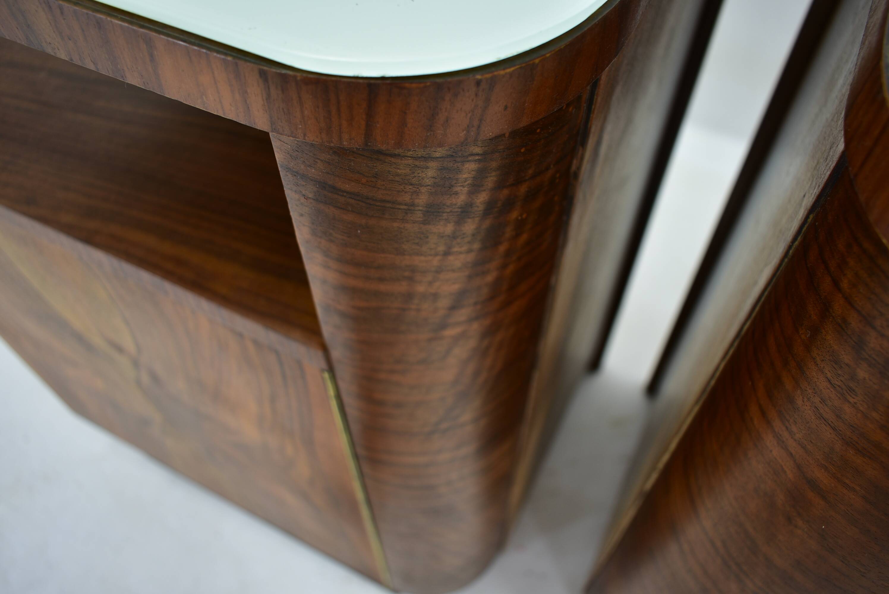 1938s,  Pair of art deco bedside table , Czechoslovakia