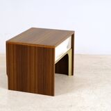 DF 2000 Bedside Table with Drawer by Raymond Loewy 1970's