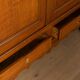 Classic antique wardrobe made of oak, pre-1900