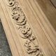 Carved solid oak fireplace mantel