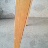 Vintage wooden compass foot bedside table