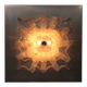 Angelo Brotto wall lamp sculpture panel for Esperia Italy 1970