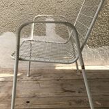 Serie de 8 chaises anciennes Emu modèle  Rio années 50