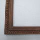Pair of old wooden frames, oves decoration