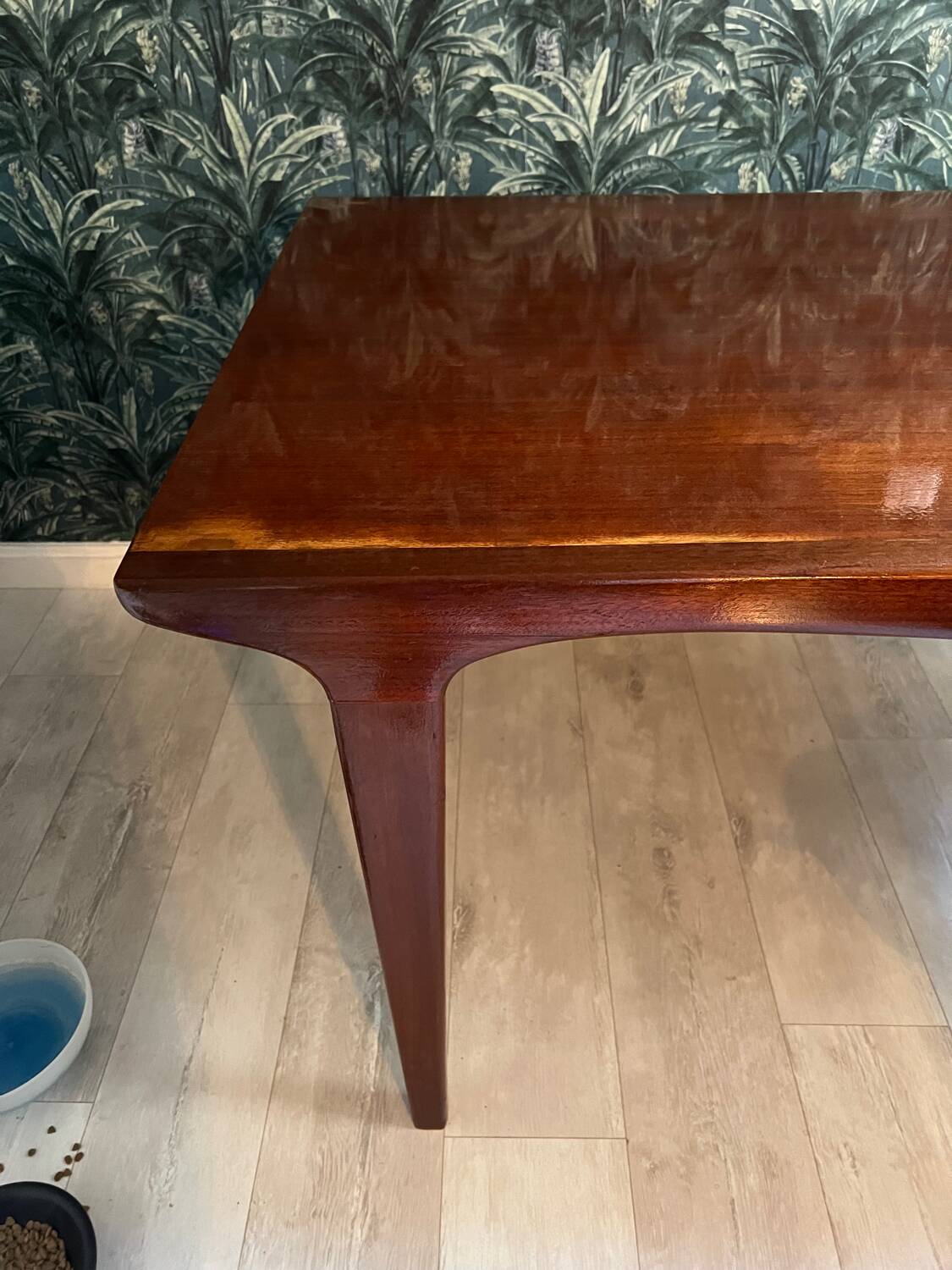 Table à manger scandinave année 60 en teck