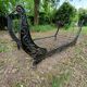 Bench, cast iron daybed, late 19th - early 20th century