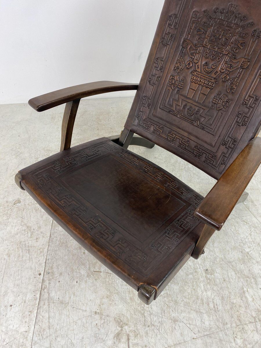 Fauteuil vintage par Angel I. Pazmino pour Muebles de Estilo 1960