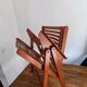 REX folding armchair by designer Niko KRALJ, 1950s, compass legs