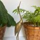 Oiseau en laiton vintage