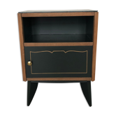 Bedside art deco obsidian green