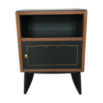 Bedside art deco obsidian green