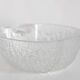 Decorative transparent glass plate in the shape of a vintage apple, mid-century, Italy, 1960s.