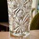 Large vintage vase in thick cut glass