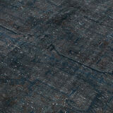 Handmade oriental contemporary 1980s 218 cm x 315 cm grey wool carpet