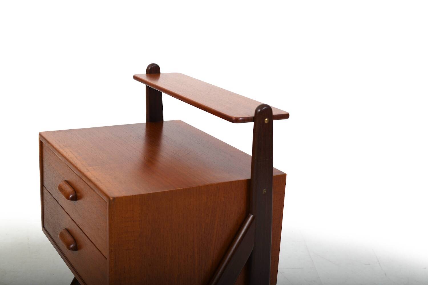 Pair of Teak Nightstands by Sigfred Omann for Ølholm 1960s