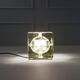 Cubosfera Glass Table Lamp attributed to Alessandro Mendini, Italy, 1968