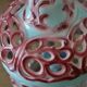 Antique Italian ceramic birdcage