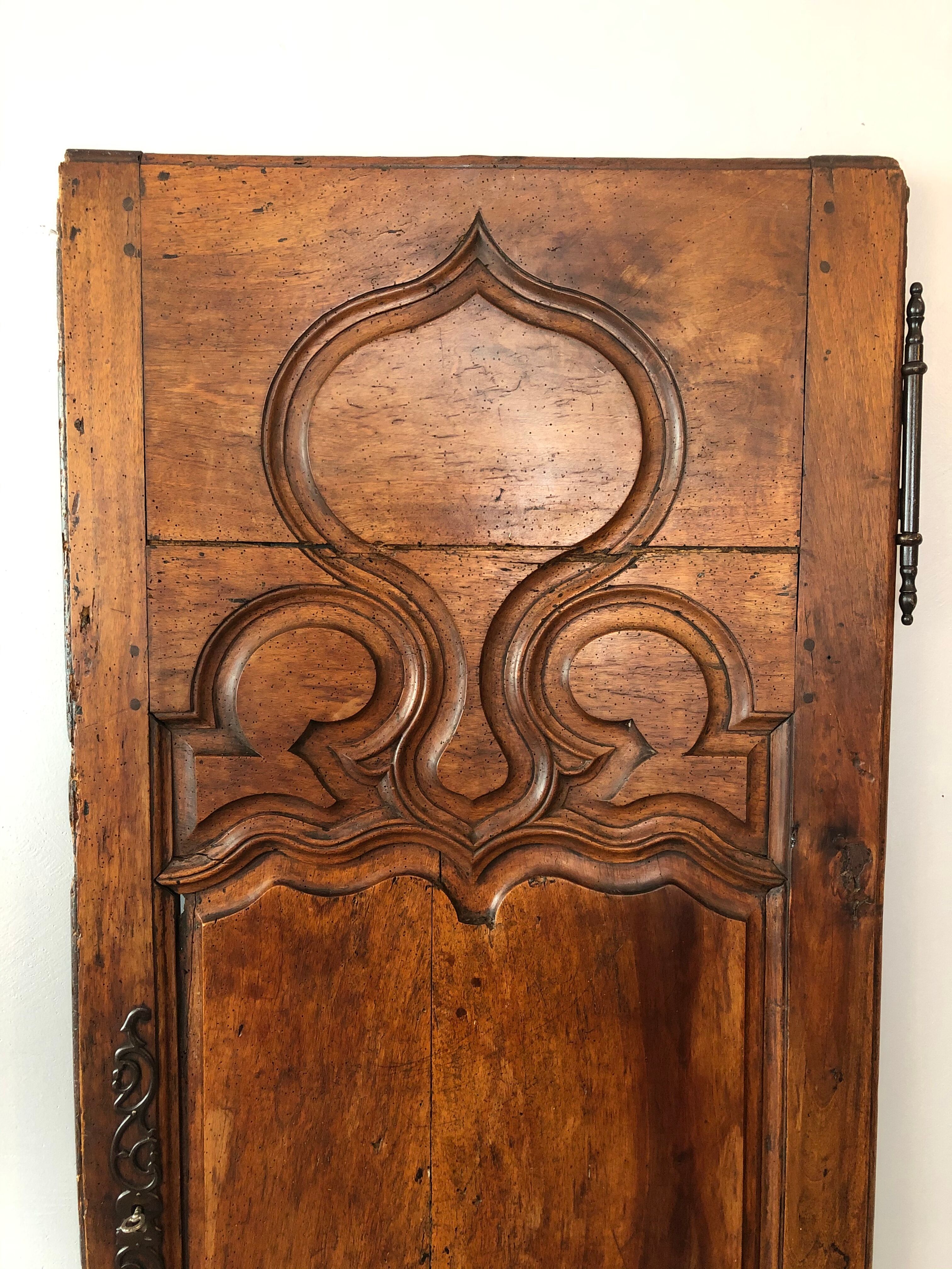 Oak door, 19th century