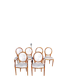 4 chairs and 2 armchairs