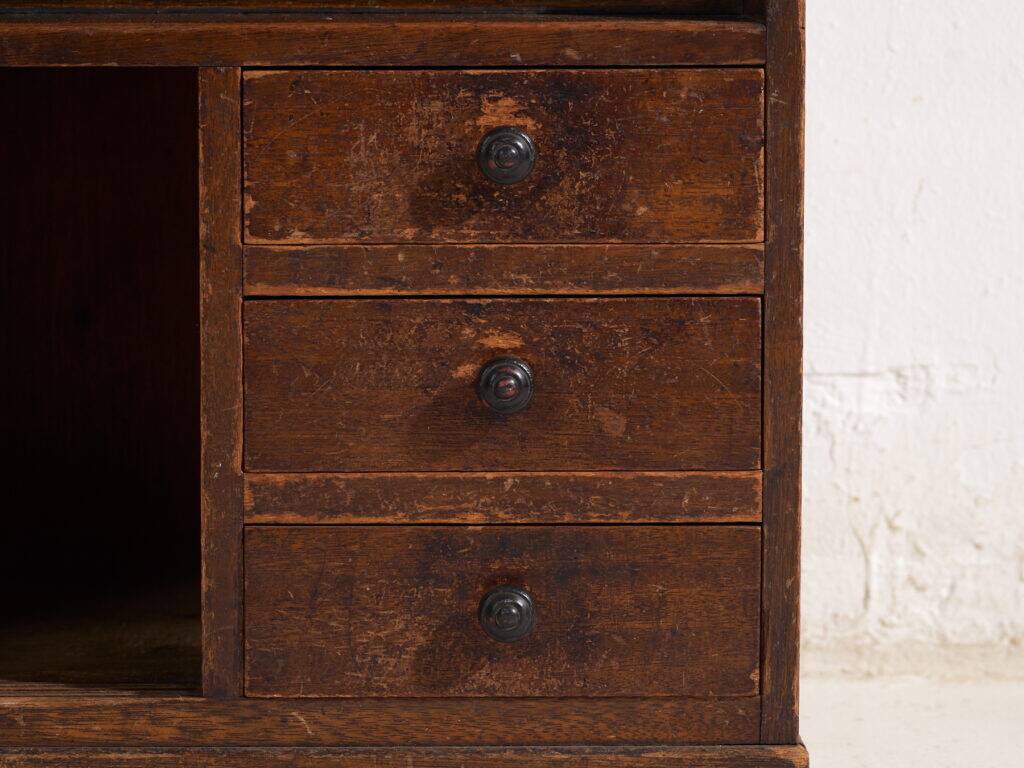 Antique Japanese writing desk with drop leaf – Taishō period, Japan, circa 1920